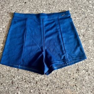 Abercrombie & Fitch Pull-On Women's Cotton Blend Shorts - Navy/Medallion…